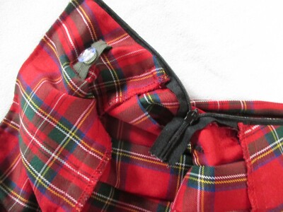 Jupe Rouge Pour Fille Taille 150cm (10-12 Ans) - Coupe Ajustée, Taille Réglable - Occasion Très Bon état