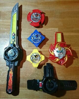 POWER RANGERS Ninja Steel Ninninger Star Blade Lion Fire Morpher