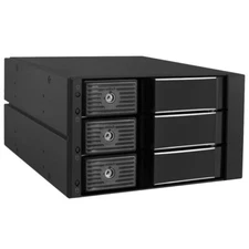 Kingwin MKS-335TL 3xSATA HDD to 2X5.25" Bay Trayless Hot Swap Rack
