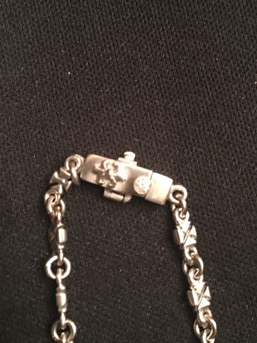 Loree Rodkin Fabulous Elizabethan Fleur De Lis Diamond White Gold Necklace!! - Picture 11 of 12
