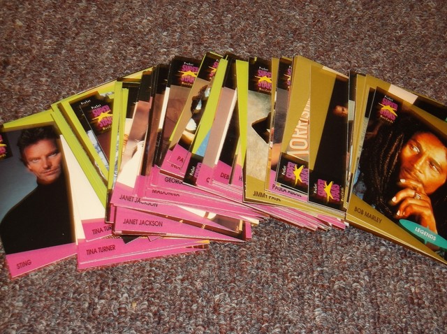 Pro Set Superstars MusiCards 1991 Box And Cards Opened EBay