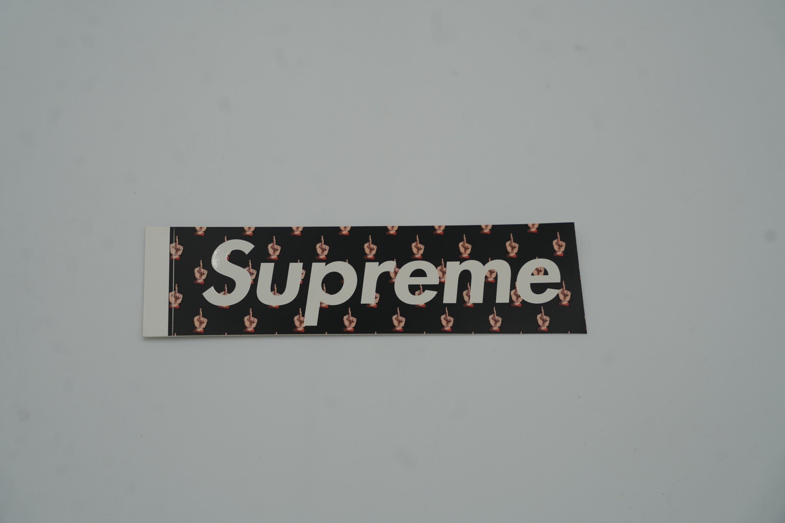 SUPREME FW16 UNDERCOVER MIDDLE FINGER BOX LOGO STICKER VINYL DECAL