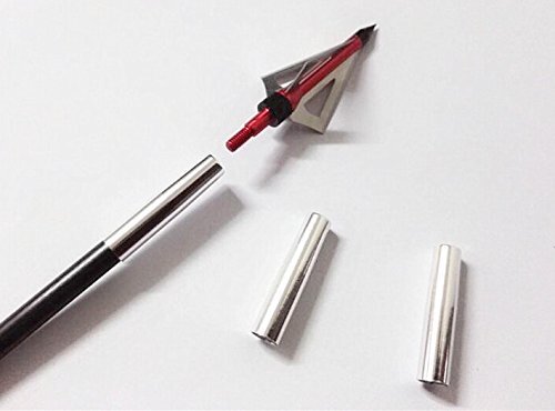 GPP 20PK 5/16 Arrow Shaft AL Glue-On Outserts Socket for Woo