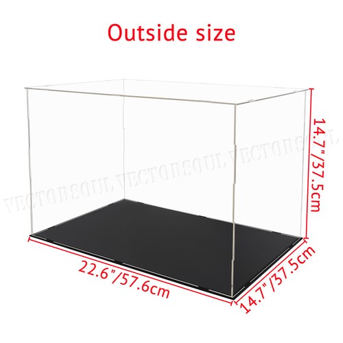 Large Acrylic Display Case Dustproof Box Action Figures for Collectibles Diecast - Picture 24 of 26