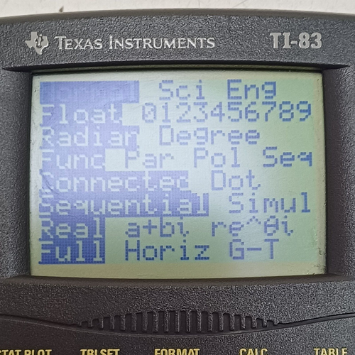 Texas Instruments TI-83 Calculator Calculatrice Scientifique TESTED +Case - Afbeelding 12 van 15