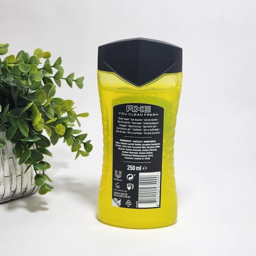 Axe You Clean Fresh Total Action All Over Body Wash Shower Gel Hair Face 250 ml - Picture 2 of 2