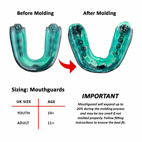 GEL MAX PRO™ Shock Mouthguard Gum Shield Adult Boxing MMA Sports Protective Gear - Picture 2 of 83