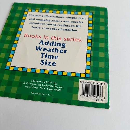 My First Learning Series, Adding book by Honey Bear Books (Paperback) - Picture 6 of 6