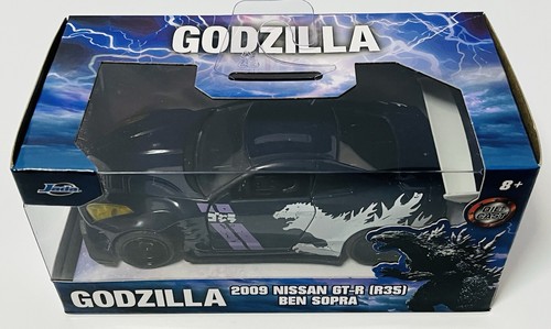 GODZILLA “2009 Nissan GT-R (R35)” BEN SOPRA - Jada Toys Hollywood Rides - NEW - Picture 3 of 12