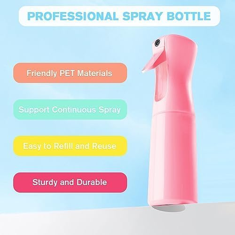 Ultra Fine Mist Spray Bottle Continuous Hair Water Spray Bottle