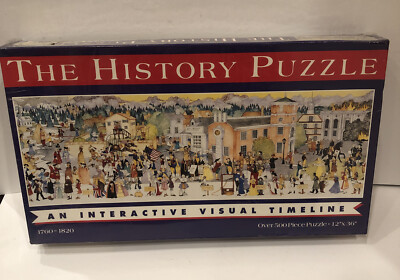 Great American Puzzle Factory History 1760-1820 Timeline Jigsaw 500 ...