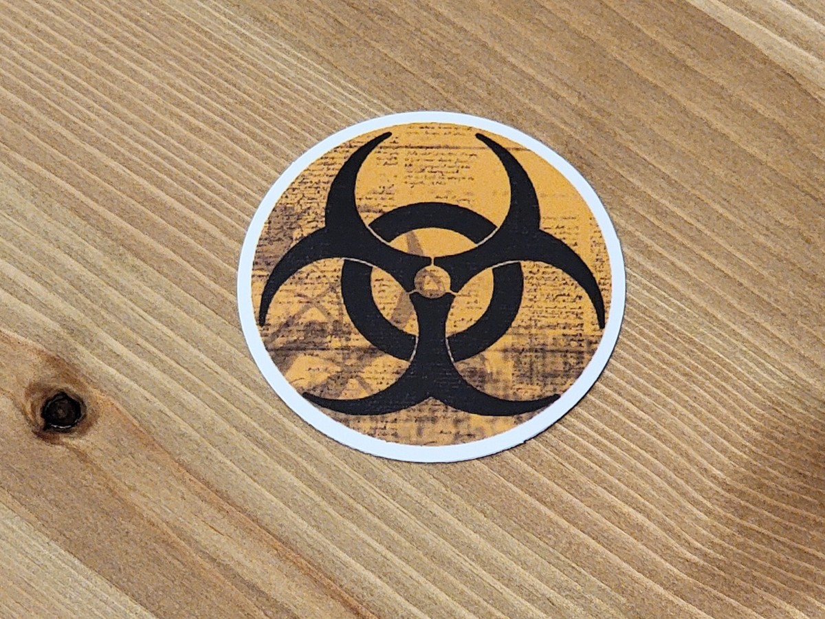 BioHazard Decal 2