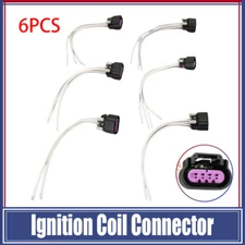 6x Ignition Coil Connector Fits Buick Cadillac Chevrolet GMC Saturn Suzuki
