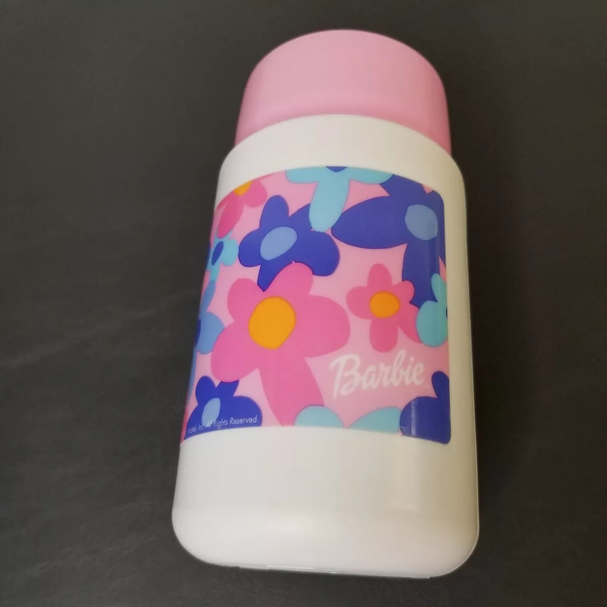 Barbie Thermos 8oz Lunch Box Barbie Thermos Model 3700 Mattel 2001 Blue &  Pink