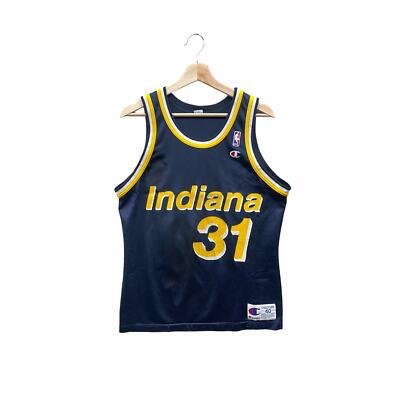 Vintage 1990's Champion Indiana Pacers Reggie Miller #31 NBA