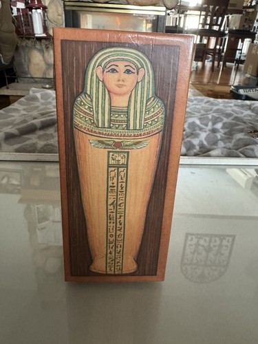 Vintage Nesting Dolls/Mummies Museum Fine Arts Boston Set Of 4 Paroahs Egypt - Picture 8 of 11