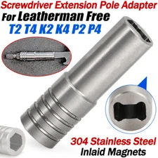 For Leatherman Free K2 K4 T2 T4 P2 P4 Screwdriver Extension Pole Adapter Sleeve