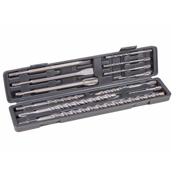Sds-Plus Betonbohrer + BetonmeißEl Set Hammerbohrer Bohrersatz (WIER-DL-SDS-12)-image