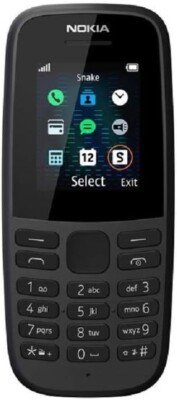 Nokia 105 4. Edition 2G TA-1174 entsperrt Dual SIM Handy Funktion Handy - schwarz
