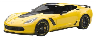 AUTOart 1/18 Chevrolet Corvette C7 Z06 C7.R Edition gelb Fertigmodell 71260
