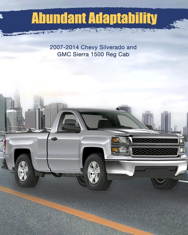 Portaequipajes de combustible delantero y trasero travesaño para Chevy Silverado/GMC Sierra 1500 2007-2014 Foto 3 de 4