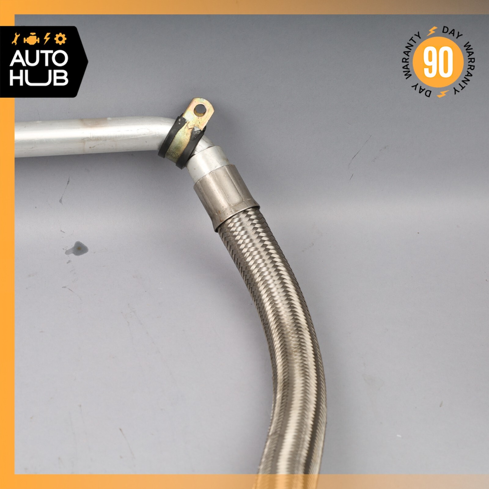 02-07 Maserati Spyder 4200 GT M138 Engine Heat Exchanger Oil Feed Line OEM 61k