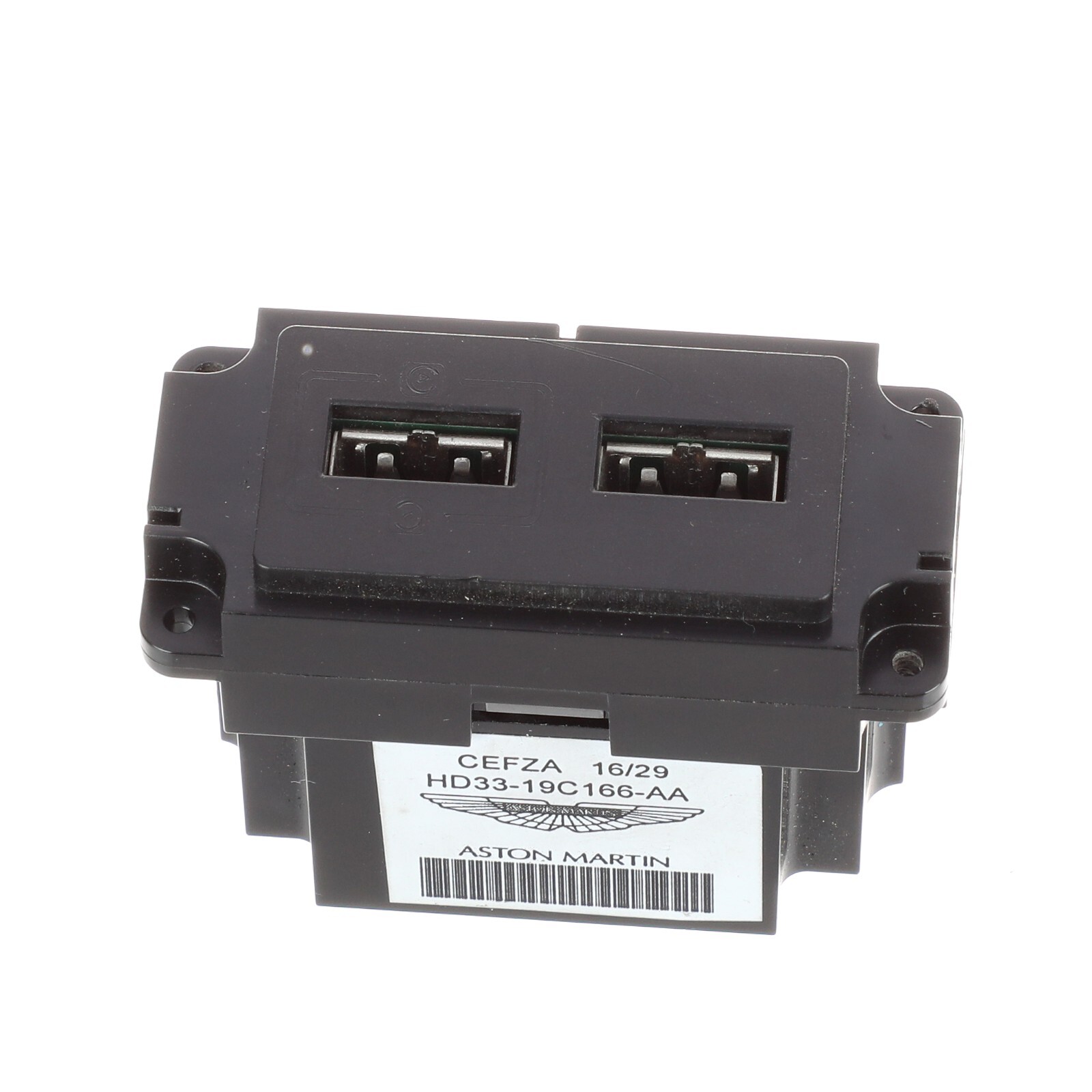 GENUINE ASTON MARTIN DUAL USB MULTI MEDIA PLUG ADAPTER OEM NEW GD33-19C166-AB