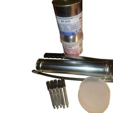Injektionsharz Handpumpe verpressen 1270  Risse Epoxi  5 Stahlpacker  500 ml