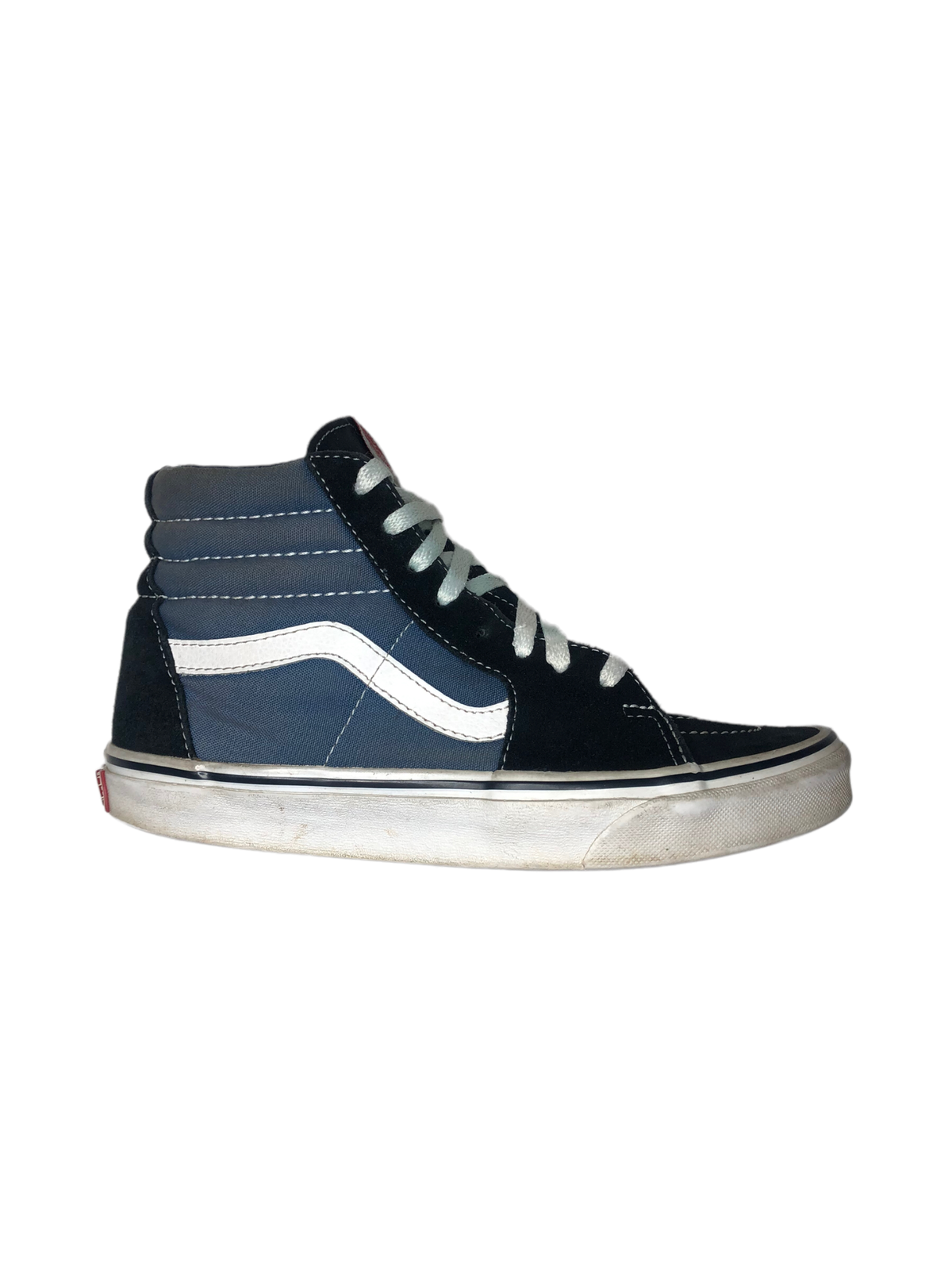 Men's Vans SK8-HI Black Blue Canvas Skate Shoes Size 6.5 721454-image