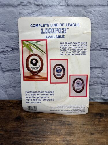Vintage RARE Logopic NFL New England Patriots Plaque NOS New 1980's Football - Picture 2 of 5
