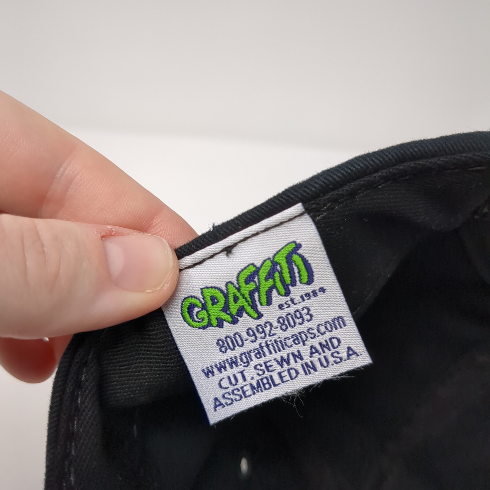 Data Flute Strapback Hat Black One Size Adjustabl… - image 8