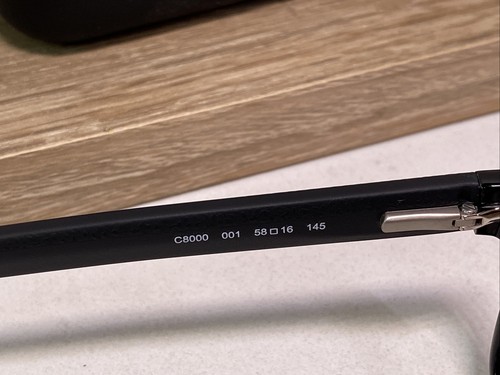 BRAND NEW Columbia C8000 Eyeglasses 001 Black 100% AUTHENTIC - Picture 3 of 6