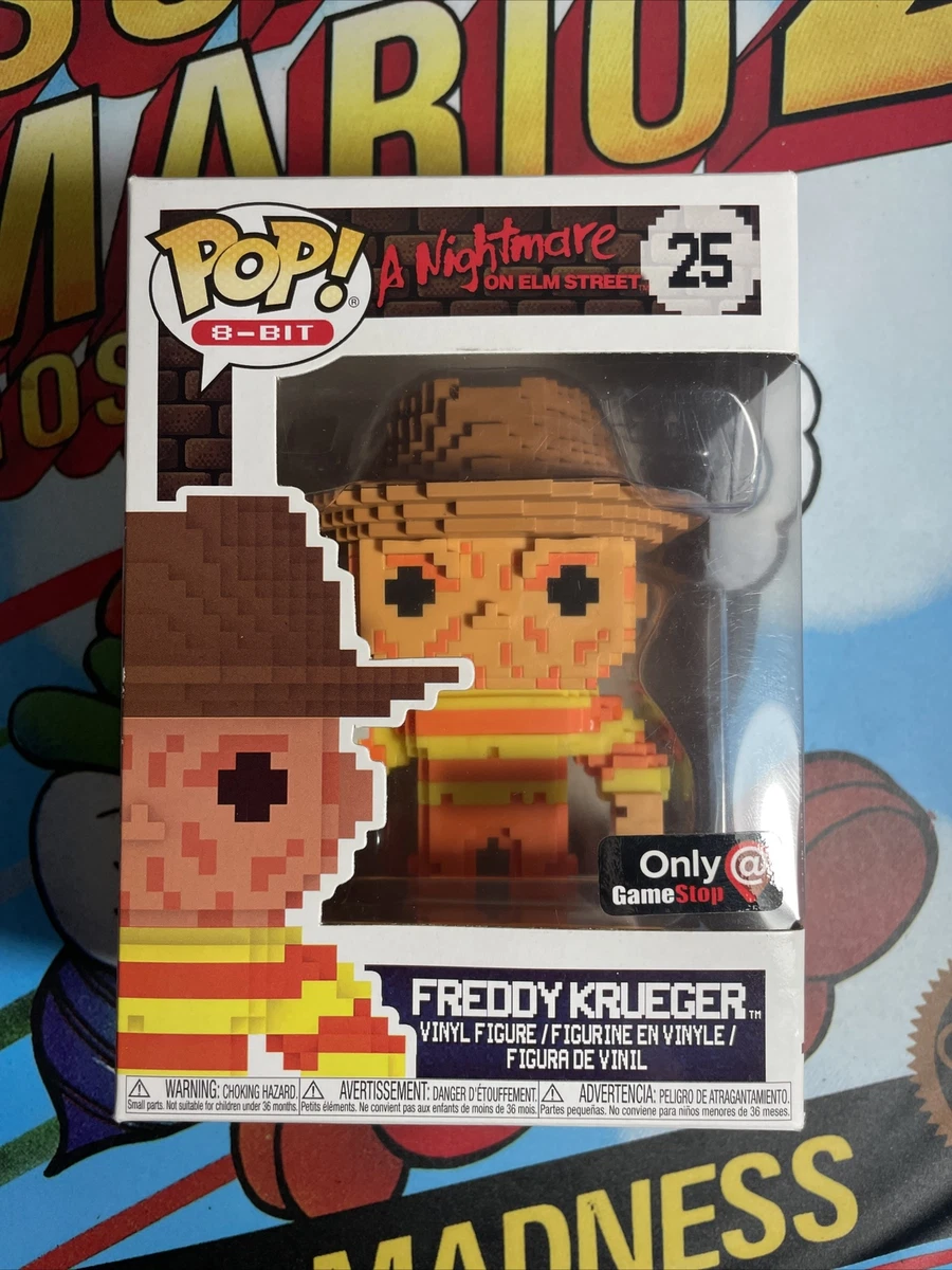 funko Pop A Nightmare On Elm Street Freddy Krueger 8-Bit Gamestop Excl