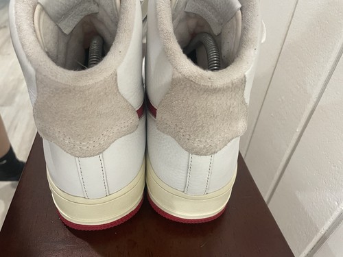 Nike Women's Sz 10.5 Air Force 1 Sculpt Summit White Gym Red AF1 High DC3590 100 - Bild 6 von 10
