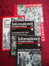 Inform. zur politischen Bildung 243, 259 + Sonderheft Leben im 3. Reich + Flyer