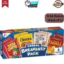 General Mills - Breakfast Cereal Pack - Multi Flavor - 9.14 Oz ( 8 Pouches )....