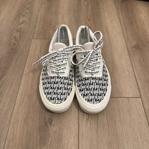 CAMPIONE Taglia 8 - VANS Epoca 95 DX x Collezione Fear of God 2 FOG Bianco 2017 - Foto 6 di 10