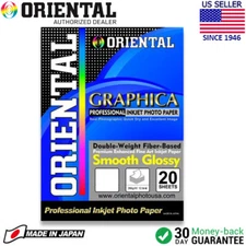 Oriental GRAPHICA FB Smooth Glossy Fine Art Pro Inkjet Paper 13 x 19" 20 Sheet