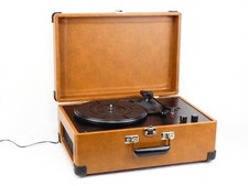 Crosley CR49 Portable Record Player w/Power Cord  Sounds Great  See Video 