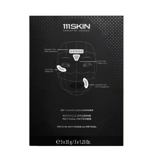 111 Skin Wrinkle Erasing Retinol Patches, 35 g/ 1.23 Oz. NEW/SEALED - Picture 2 of 3