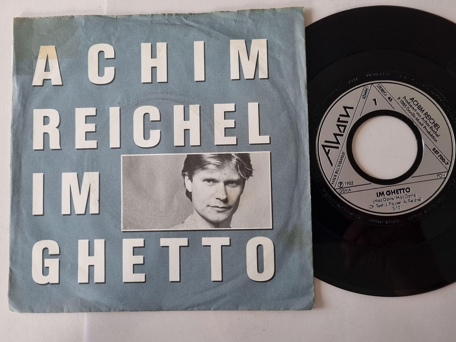 7"" Single Achim Reichel - Im Ghetto Vinyl Germany/ CV Elvis Presley - In the ghe