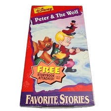 Factory Sealed Disney Favorite Stories: Peter & The Wolf w/ Booklet VHS 