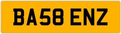 BAZ BAS BENZ   BARRY BAZZA BEN BENS MERC AMG BOB BIL BRY BABS BS BA BA58 ENZ
