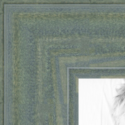 ArtToFrames Picture Frame Custom 1.5''  Palm Green Wood 4442 Small
