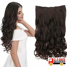 Extensiones de Cabello Natural con Hilo Invisible Clip Pelo Humano Recta Rizada