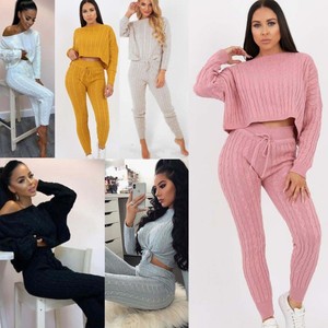 knitted womens tracksuit