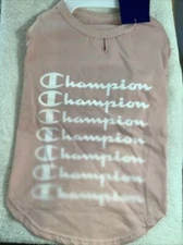 CHAMPION PET GRAPHIC TEE FOR DOGS PINK COMFORTABLE + FUNCTIONAL NWT LARGE