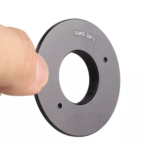 New RMS thread (0.8"-36tpi) to M39X1 (LTM) Adapter for Microscope Objectives
