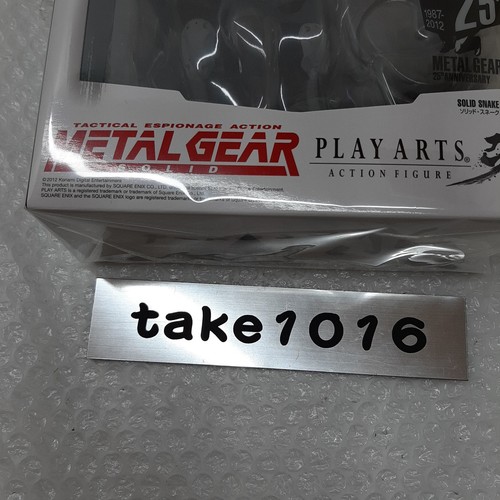 Square Enix Play Arts Kai Metal Gear Solid SOLID SNAKE 25th Action Figure NEW - Picture 8 of 20