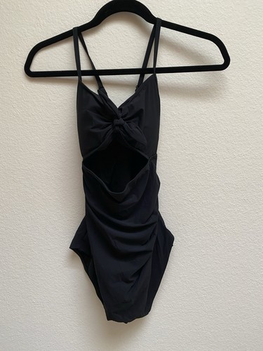 CONTOURS COCO REEF PEEK-A-BOO ONE PIECE SHAPEMAKER Swimsuit TUMMY TAMER SZ 8 32C - Picture 3 of 5
